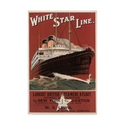 TRADEMARK FINE ART English School 'White Star Line, 1906' Canvas Art, 30x47 BL02301-C3047GG